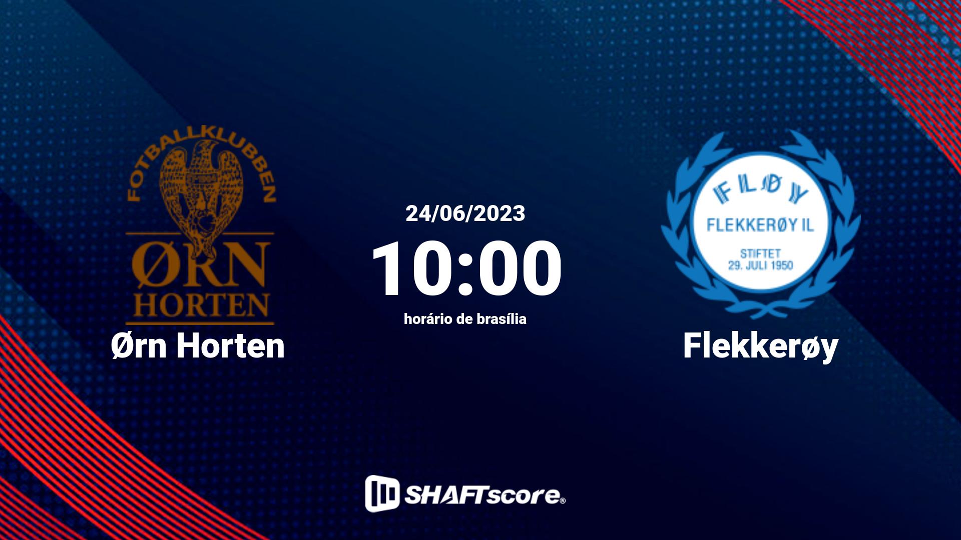 Estatísticas do jogo Ørn Horten vs Flekkerøy 24.06 10:00