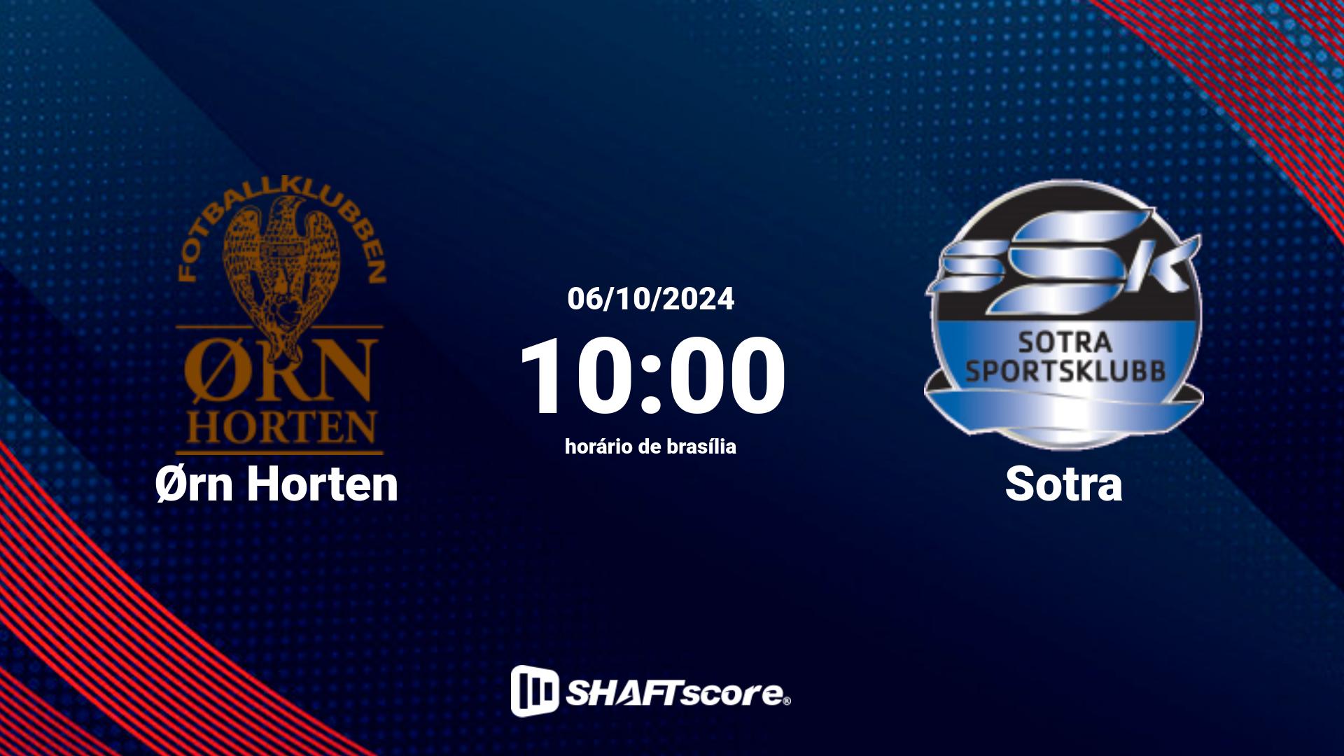 Estatísticas do jogo Ørn Horten vs Sotra 06.10 10:00