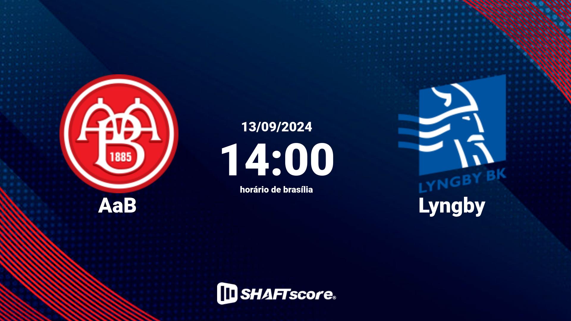 Estatísticas do jogo AaB vs Lyngby 13.09 14:00