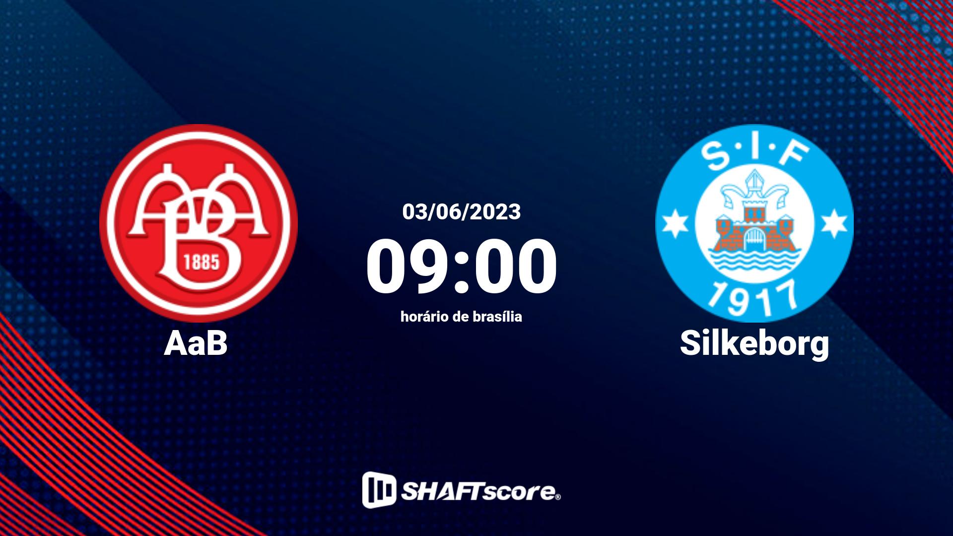 Estatísticas do jogo AaB vs Silkeborg 03.06 09:00