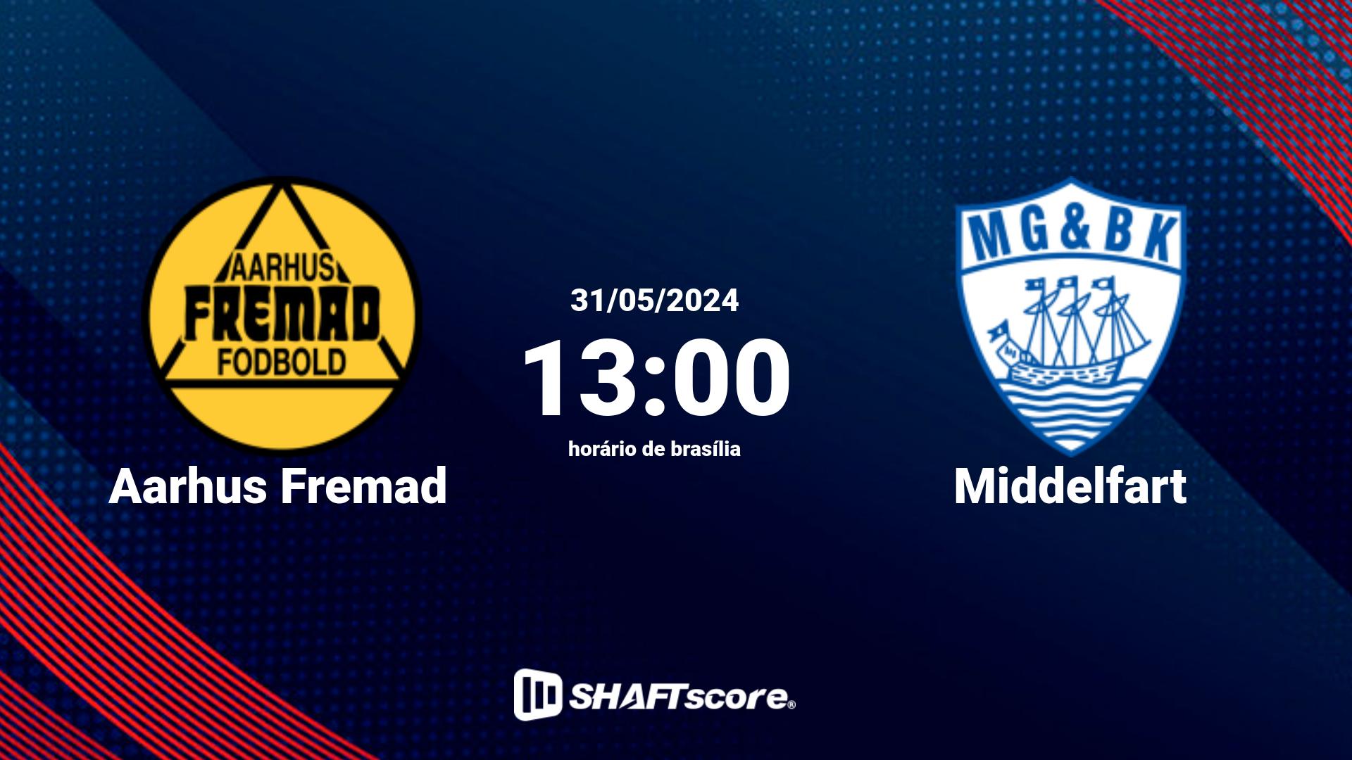 Estatísticas do jogo Aarhus Fremad vs Middelfart 31.05 13:00