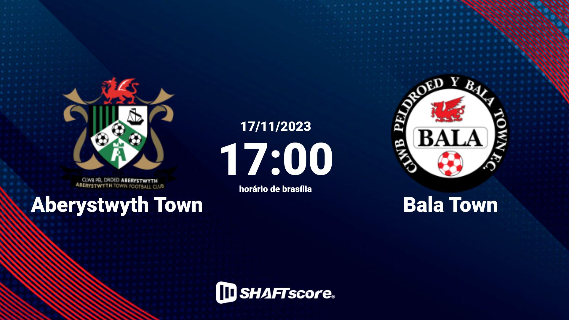 Estatísticas do jogo Aberystwyth Town vs Bala Town 17.11 17:00