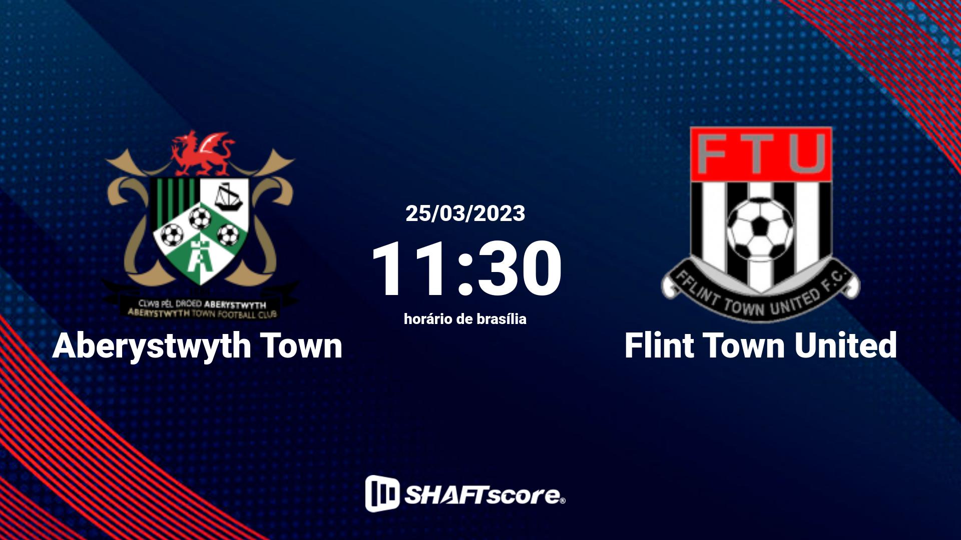 Estatísticas do jogo Aberystwyth Town vs Flint Town United 25.03 11:30