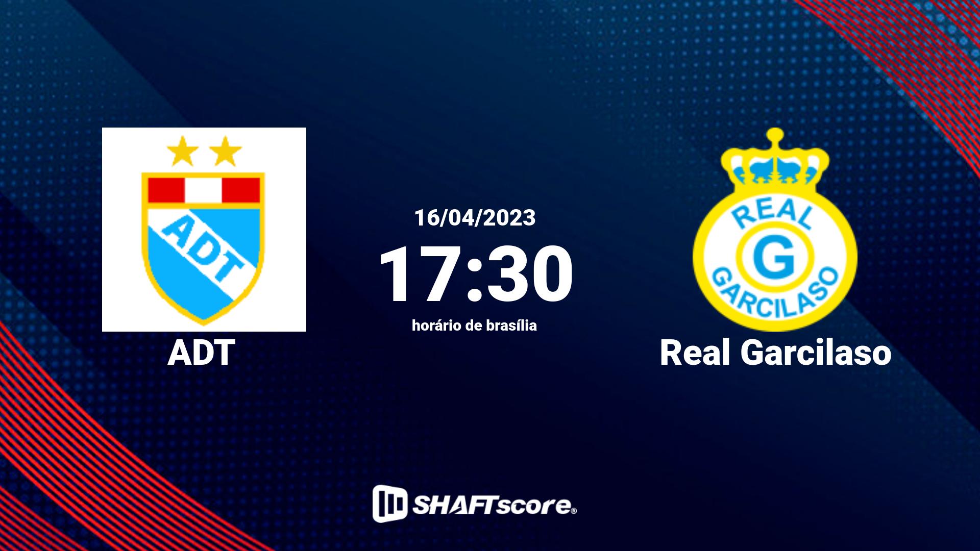 Estatísticas do jogo ADT vs Real Garcilaso 16.04 17:30