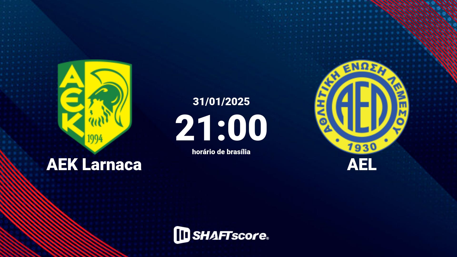 Estatísticas do jogo AEK Larnaca vs AEL 31.01 21:00