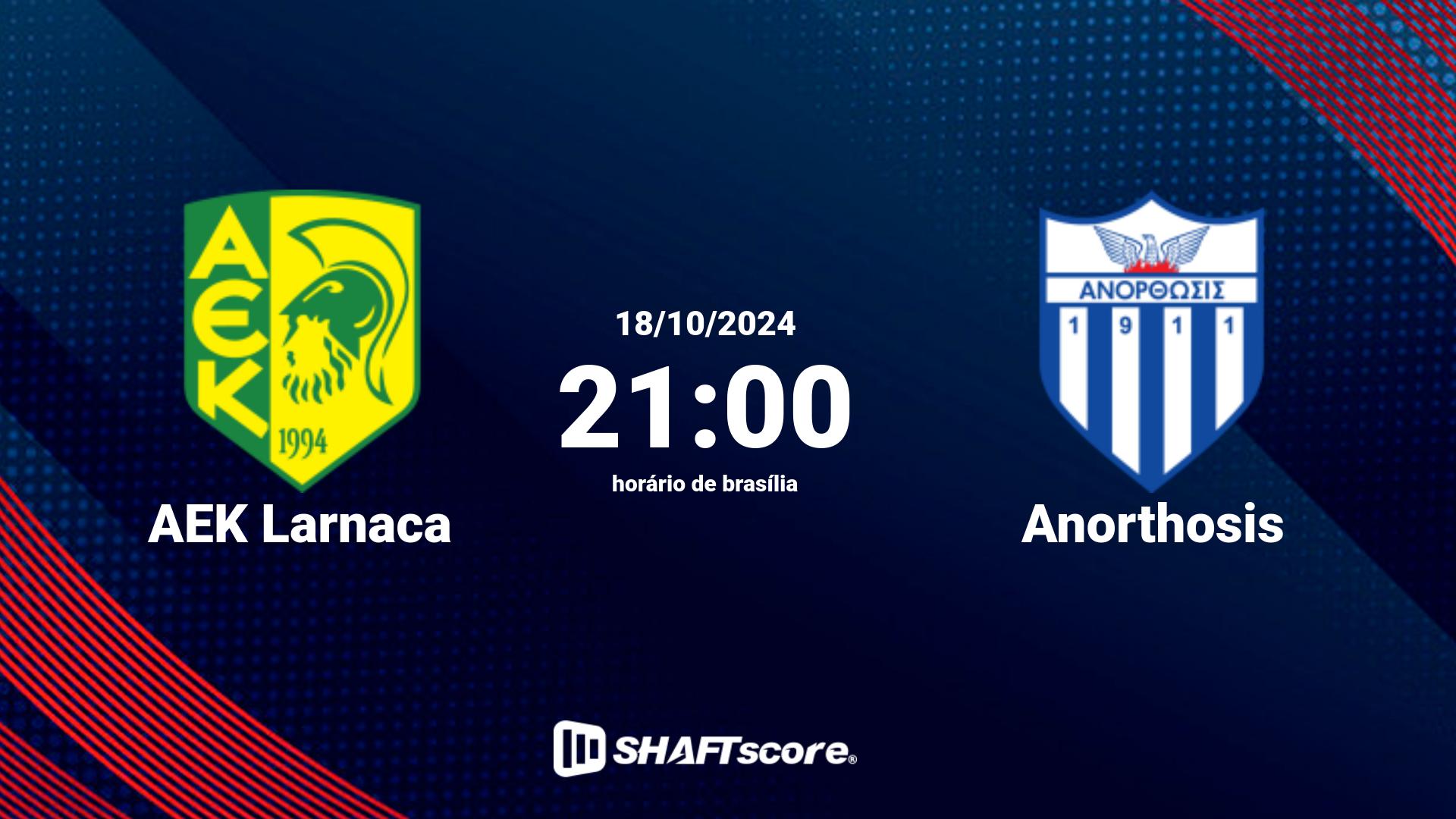 Estatísticas do jogo AEK Larnaca vs Anorthosis 18.10 21:00