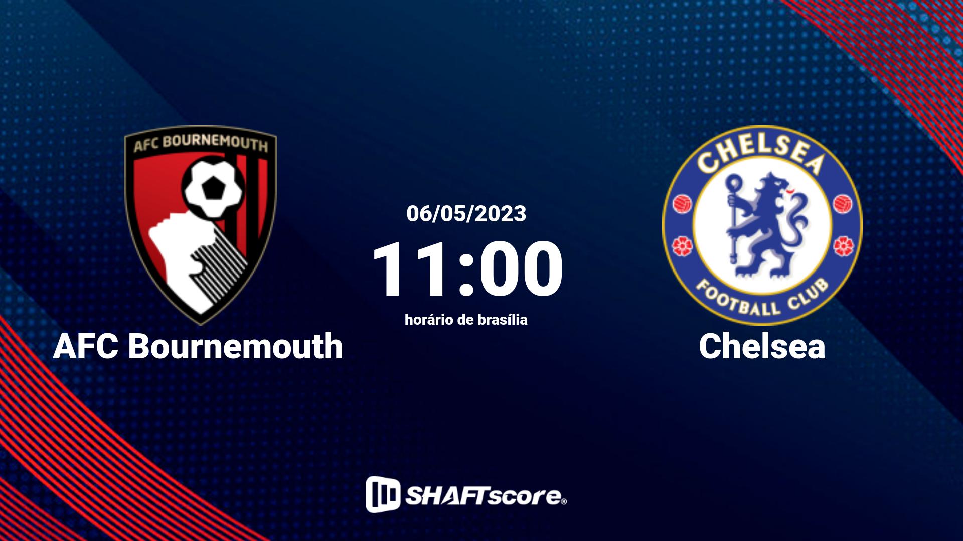 Estatísticas do jogo AFC Bournemouth vs Chelsea 06.05 11:00