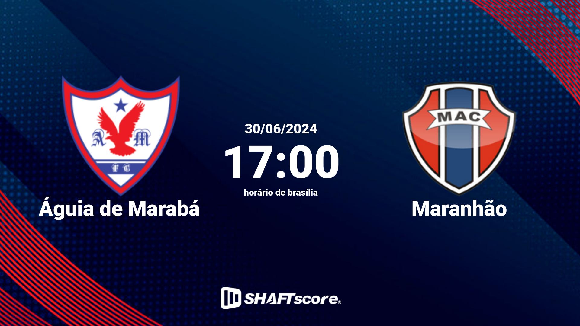 Estatísticas do jogo Águia de Marabá vs Maranhão 30.06 17:00