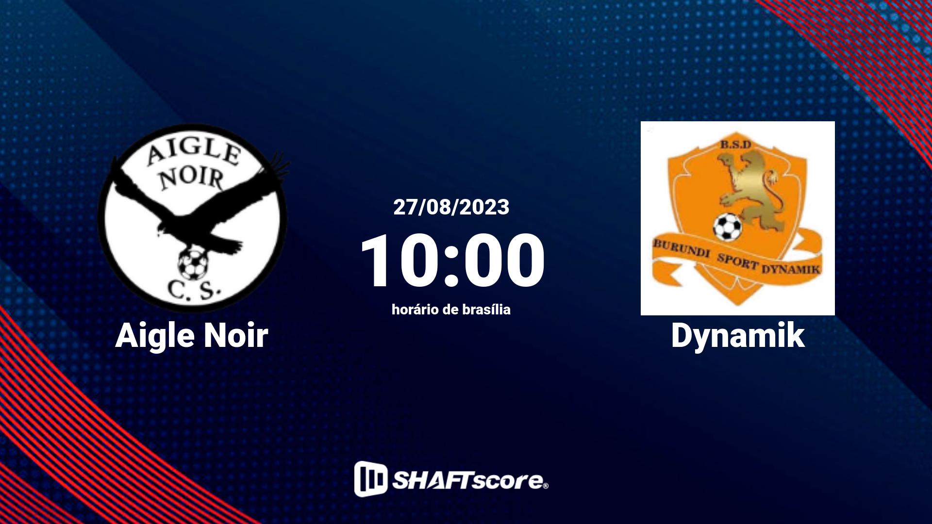 Estatísticas do jogo Aigle Noir vs Dynamik 27.08 10:00