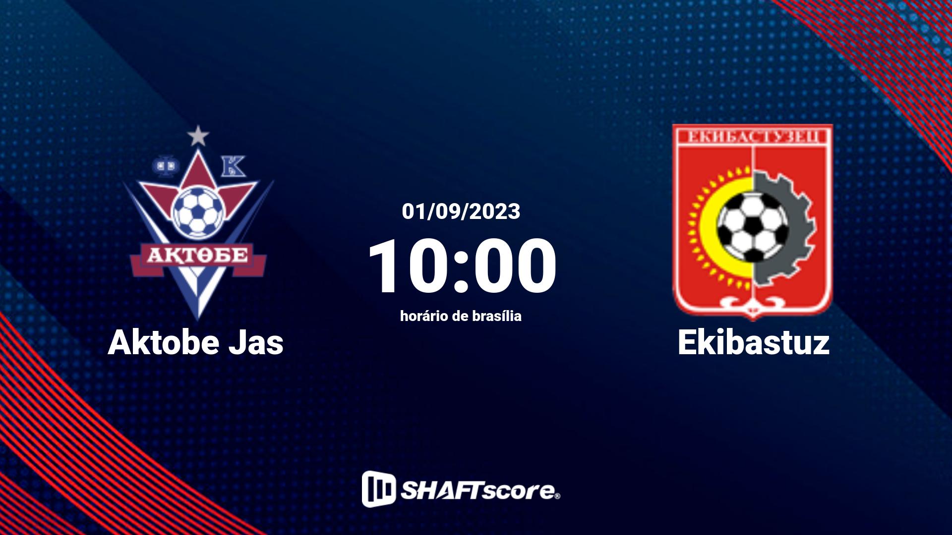 Estatísticas do jogo Aktobe Jas vs Ekibastuz 01.09 10:00