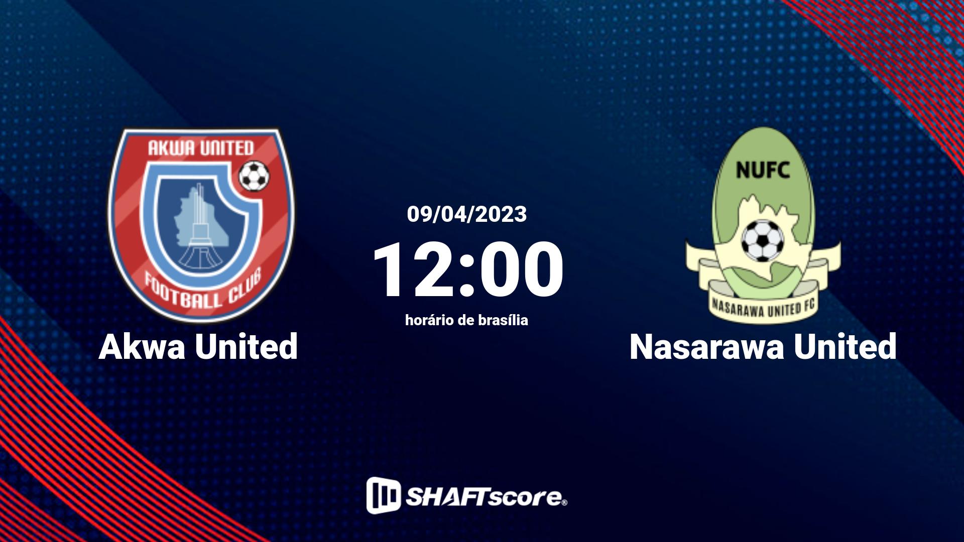 Estatísticas do jogo Akwa United vs Nasarawa United 09.04 12:00