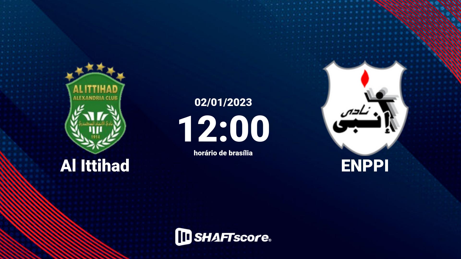 Estatísticas do jogo Al Ittihad vs ENPPI 02.01 12:00