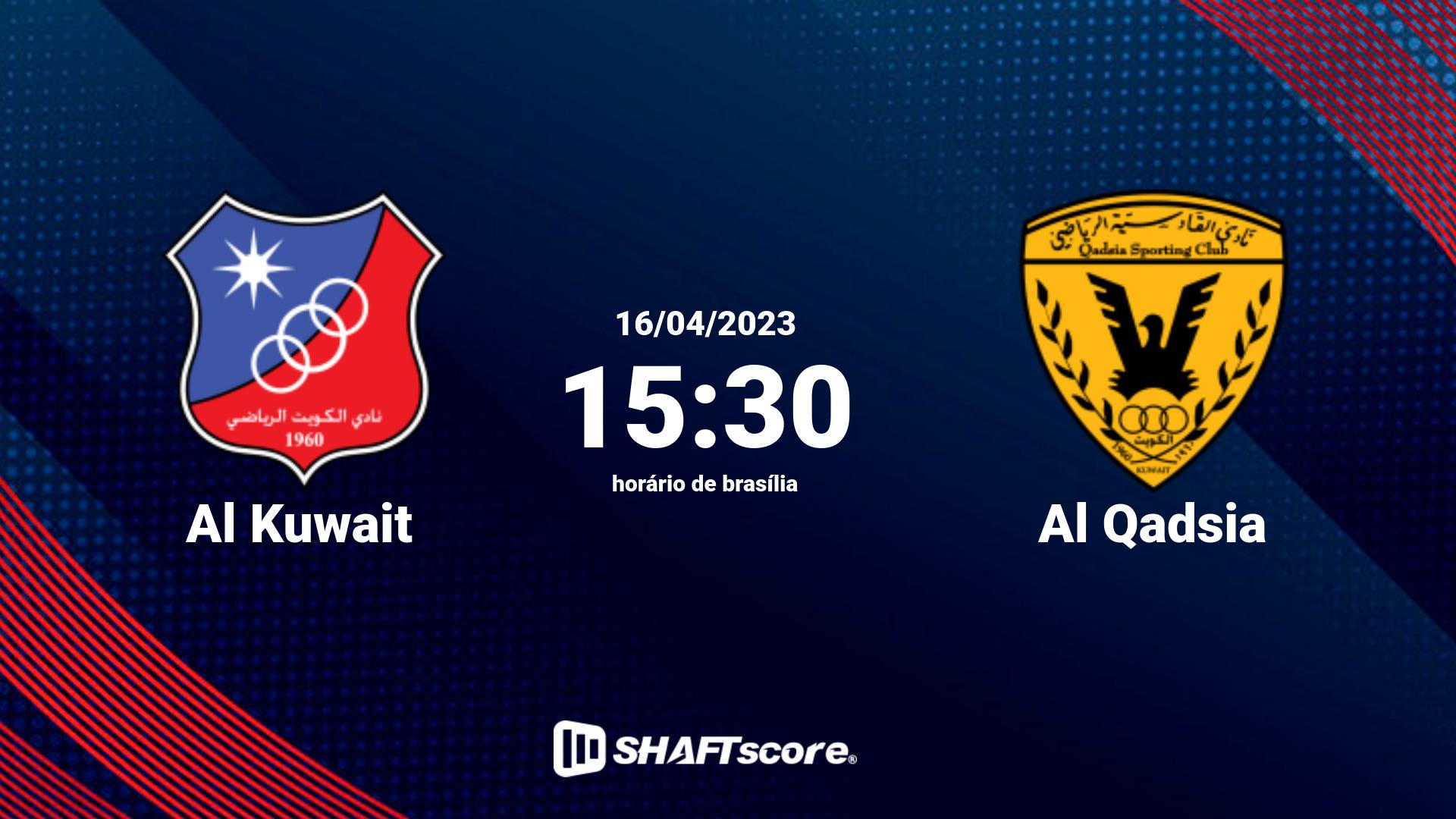 Estatísticas do jogo Al Kuwait vs Al Qadsia 16.04 15:30