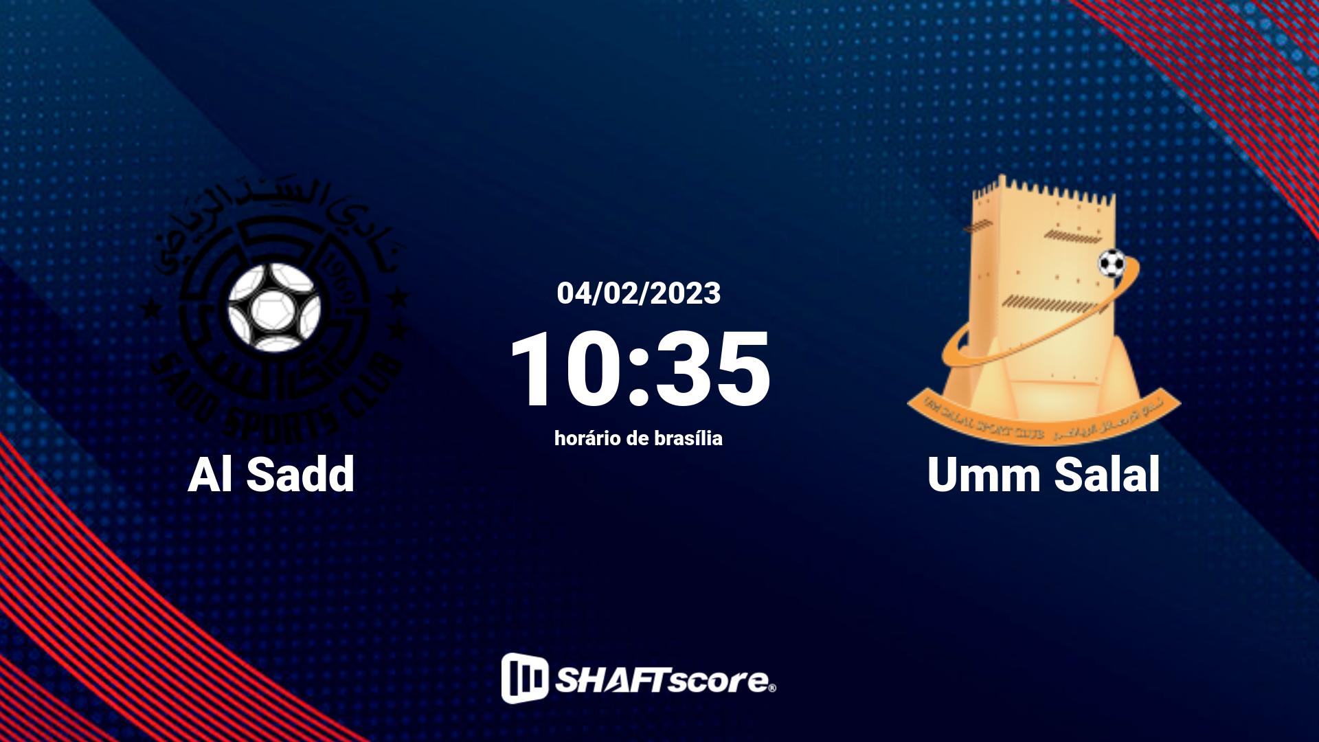 Estatísticas do jogo Al Sadd vs Umm Salal 04.02 10:35