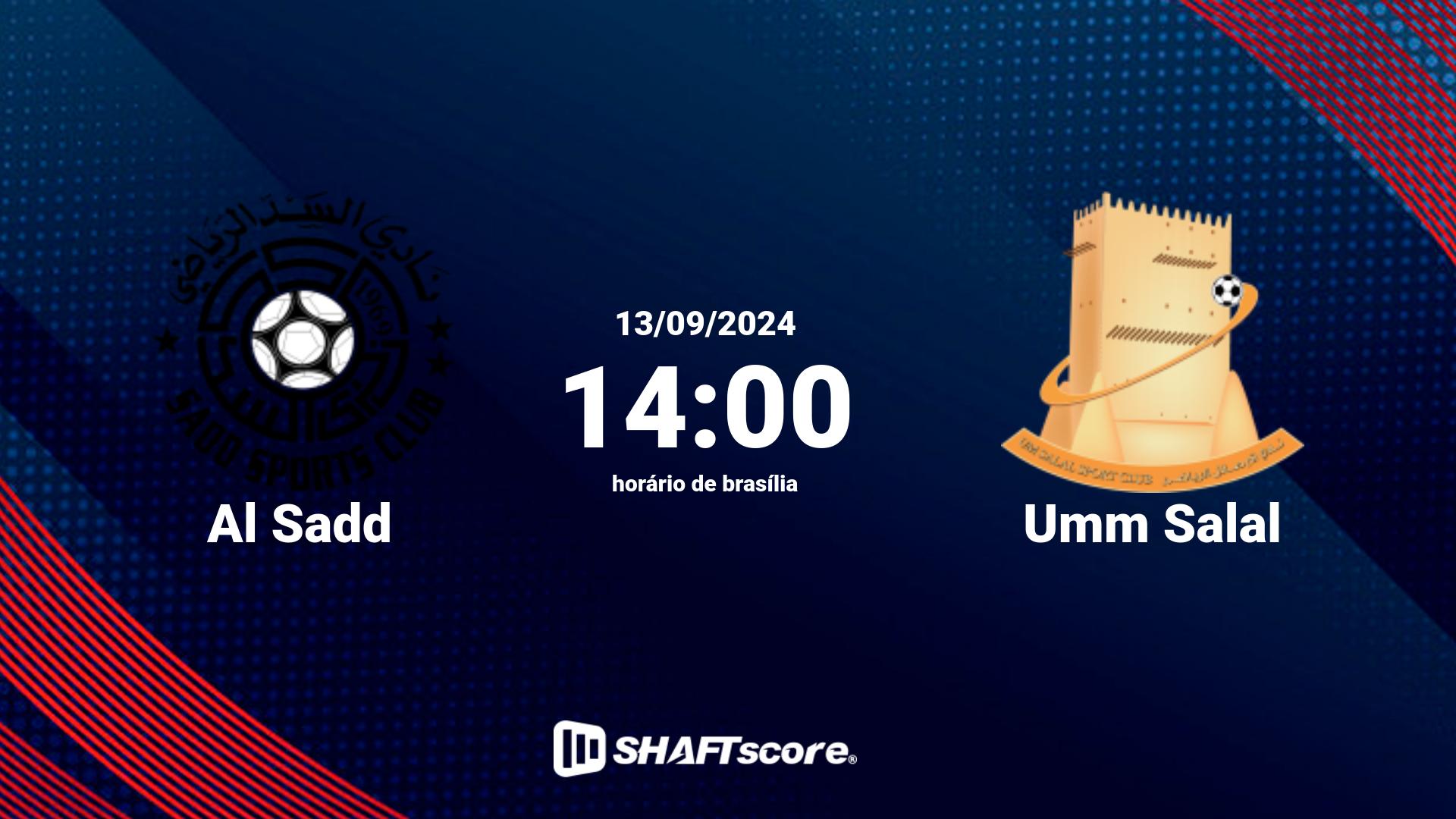 Estatísticas do jogo Al Sadd vs Umm Salal 13.09 14:00