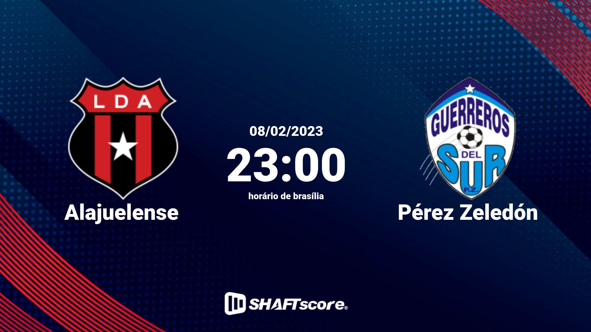 Estatísticas do jogo Alajuelense vs Pérez Zeledón 08.02 23:00