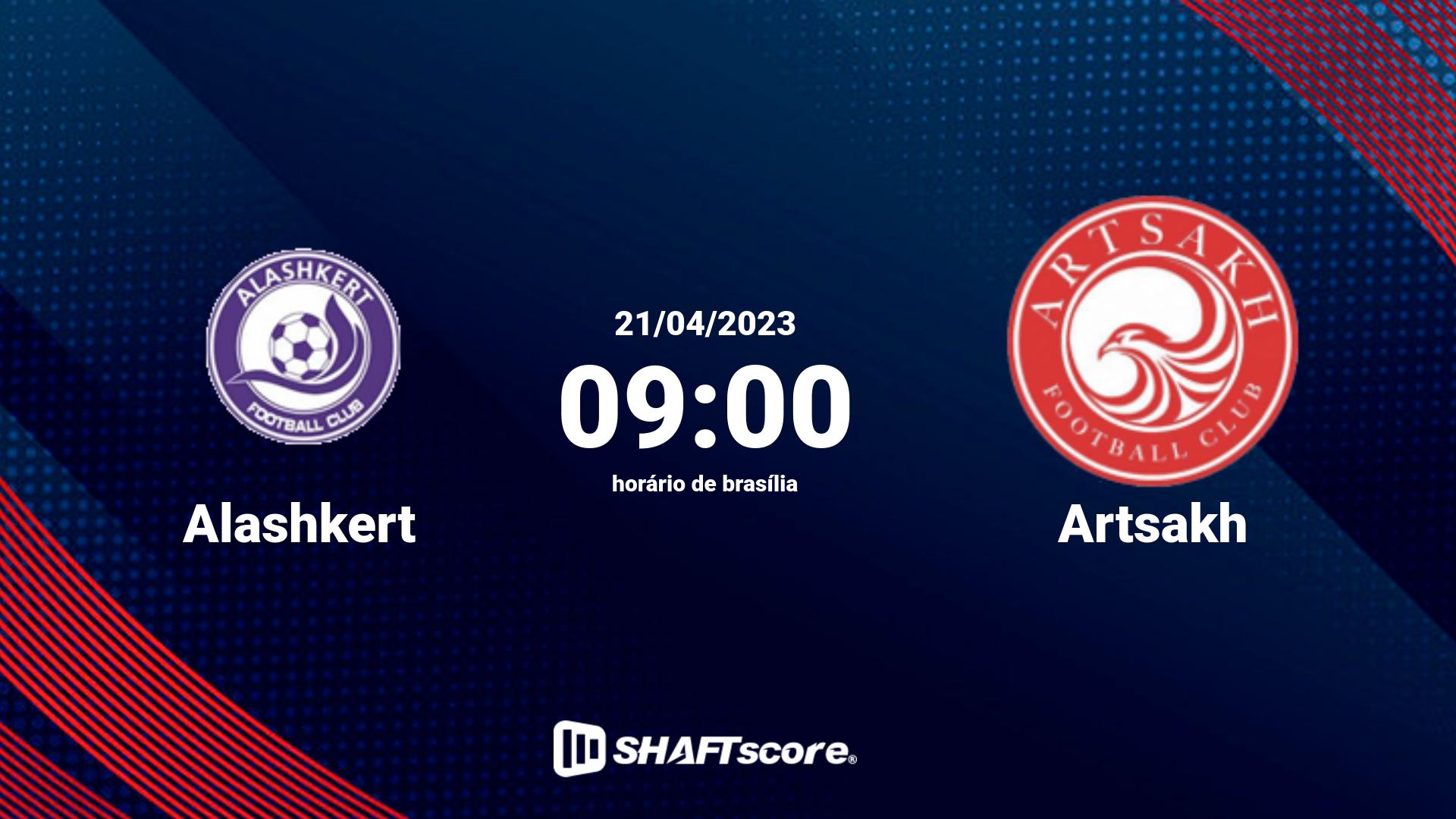 Estatísticas do jogo Alashkert vs Artsakh 21.04 09:00