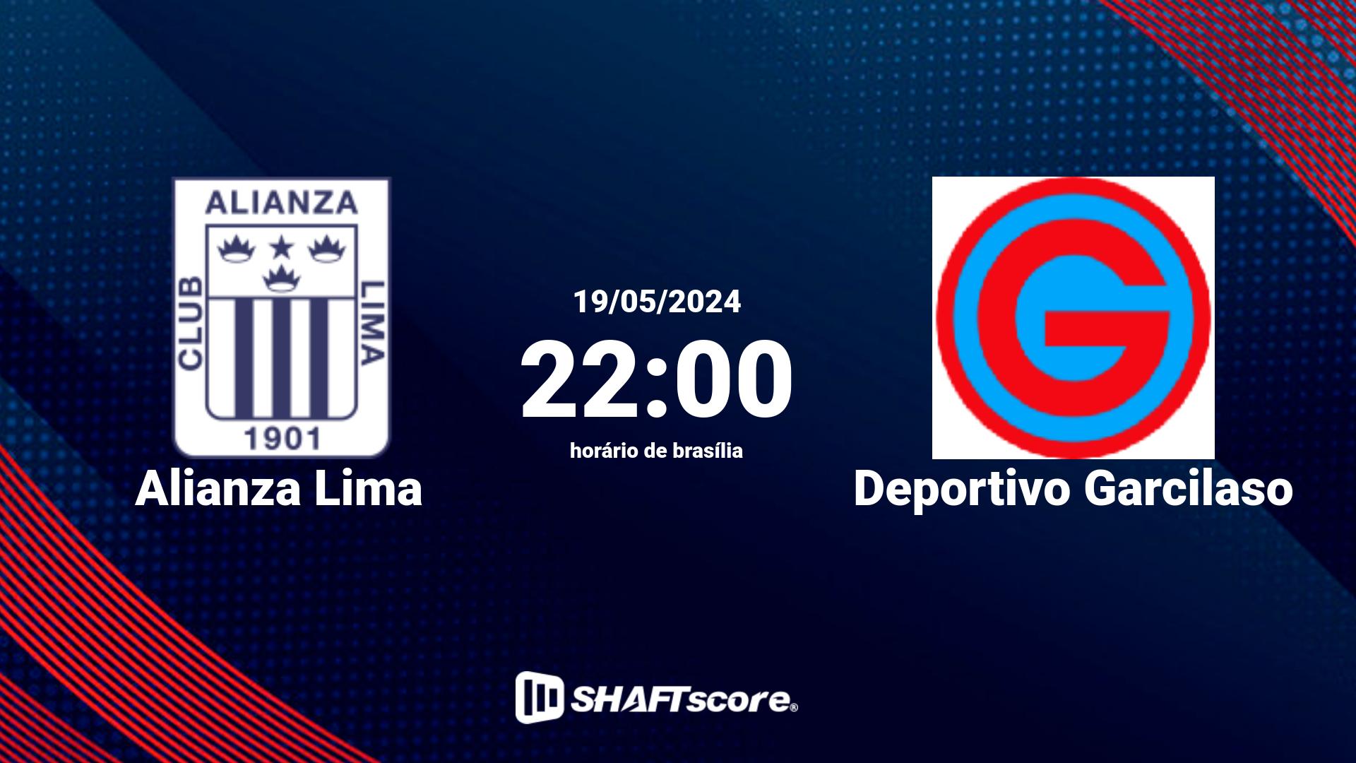 Estatísticas do jogo Alianza Lima vs Deportivo Garcilaso 19.05 22:00