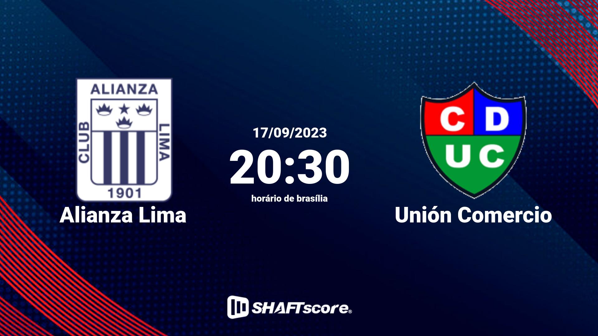 Estatísticas do jogo Alianza Lima vs Unión Comercio 17.09 20:30