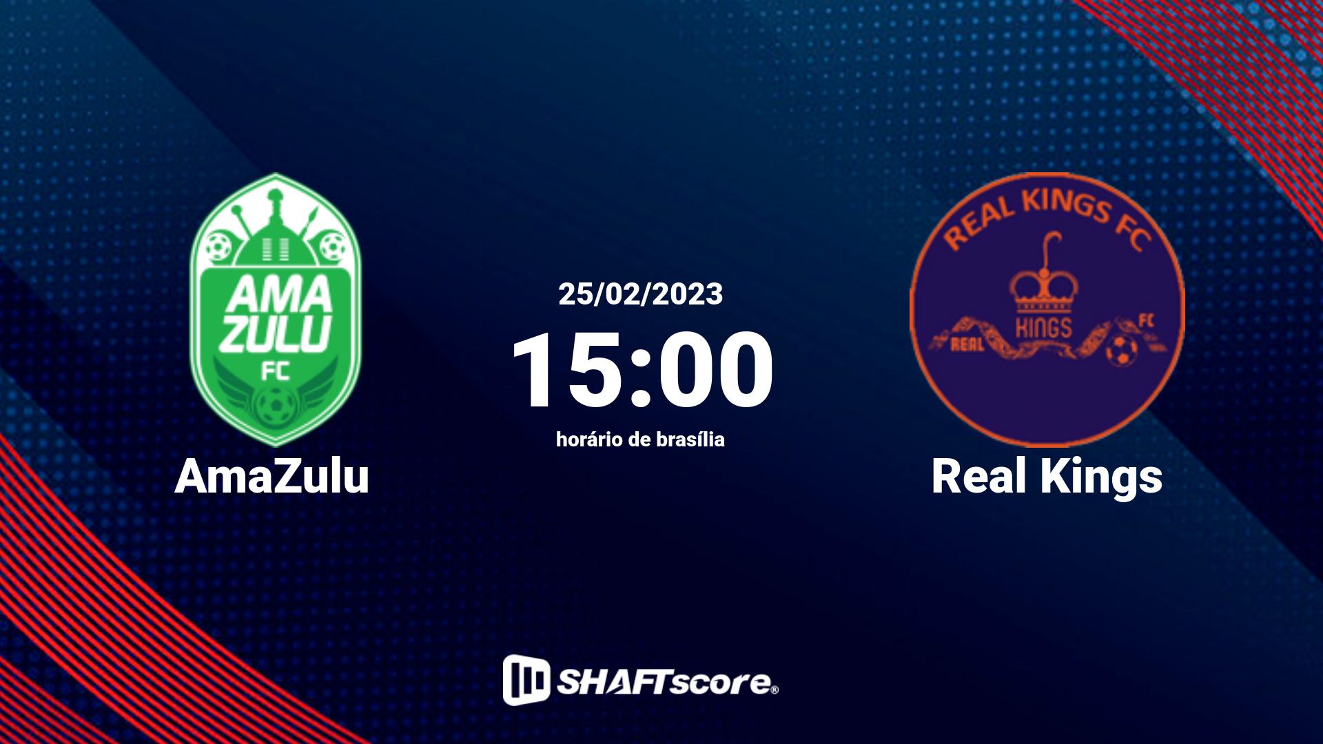 Estatísticas do jogo AmaZulu vs Real Kings 25.02 15:00