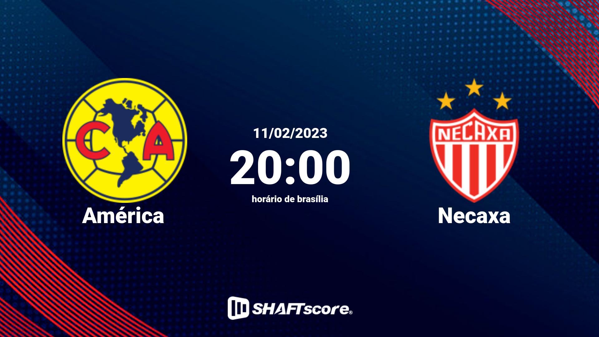 Estatísticas do jogo América vs Necaxa 11.02 20:00