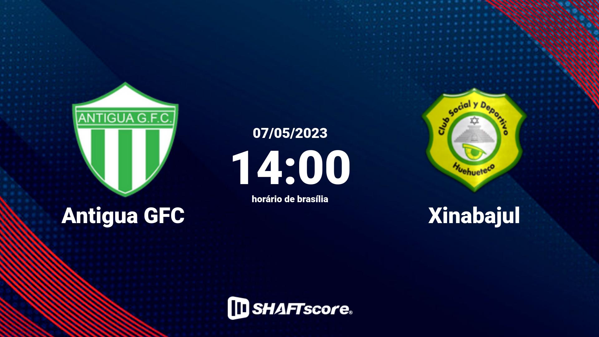 Estatísticas do jogo Antigua GFC vs Xinabajul 07.05 14:00