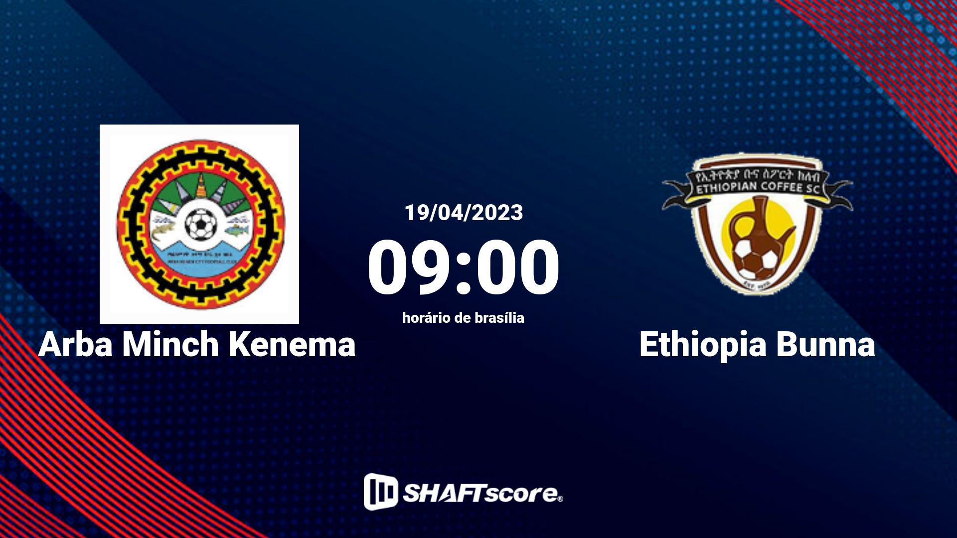 Estatísticas do jogo Arba Minch Kenema vs Ethiopia Bunna 19.04 09:00