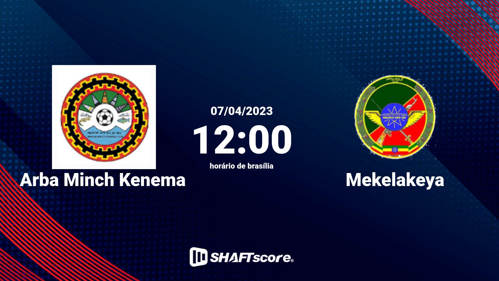 Estatísticas do jogo Arba Minch Kenema vs Mekelakeya 07.04 12:00