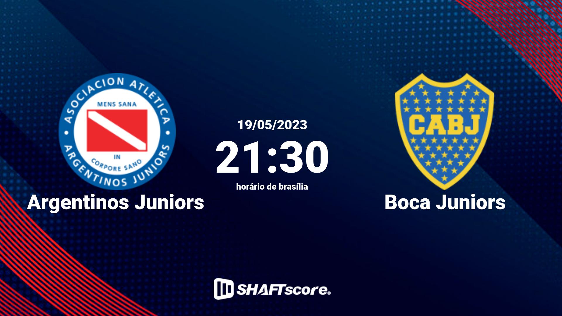 Estatísticas do jogo Argentinos Juniors vs Boca Juniors 19.05 21:30