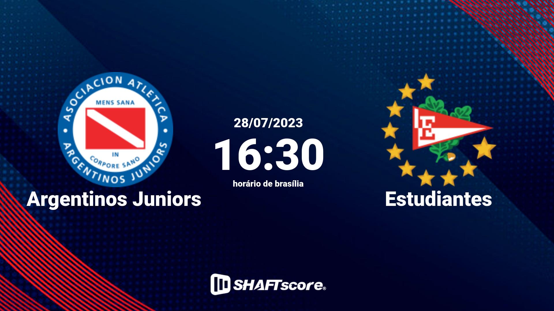 Estatísticas do jogo Argentinos Juniors vs Estudiantes 28.07 16:30