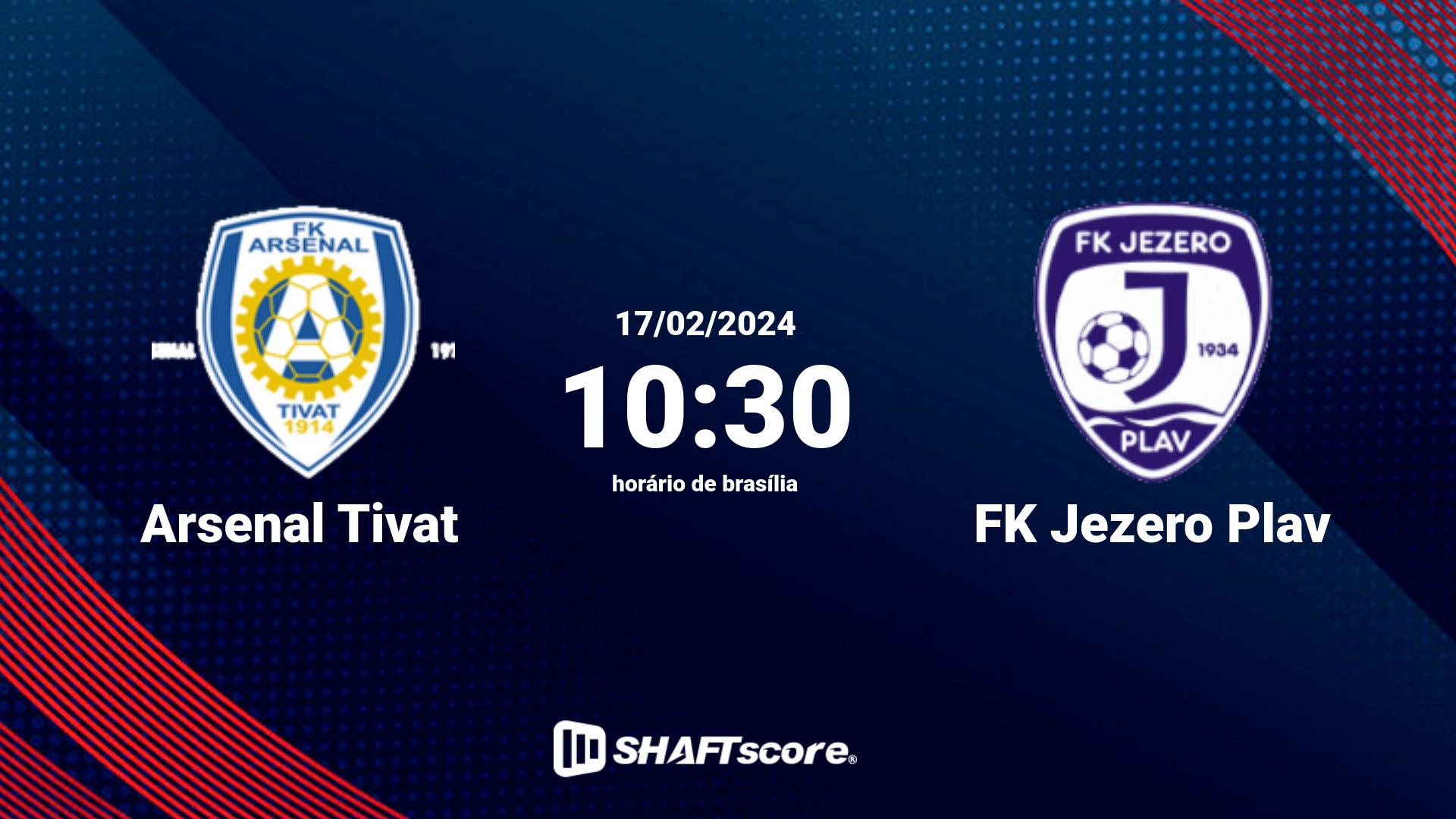 Estatísticas do jogo Arsenal Tivat vs FK Jezero Plav 17.02 10:30