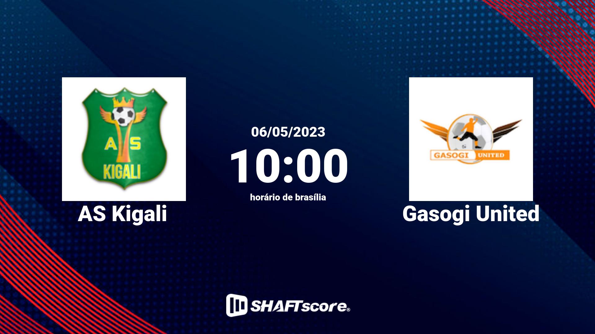 Estatísticas do jogo AS Kigali vs Gasogi United 06.05 10:00