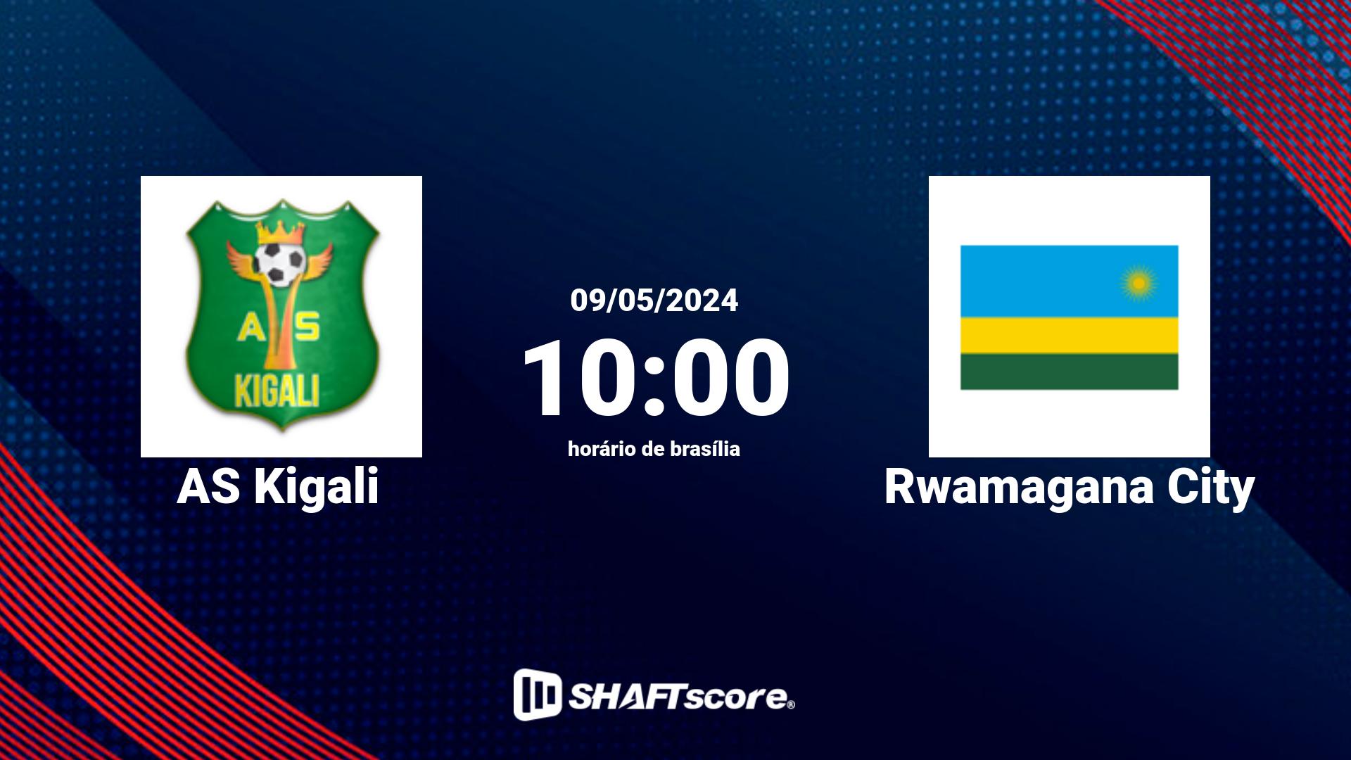 Estatísticas do jogo AS Kigali vs Rwamagana City 09.05 10:00