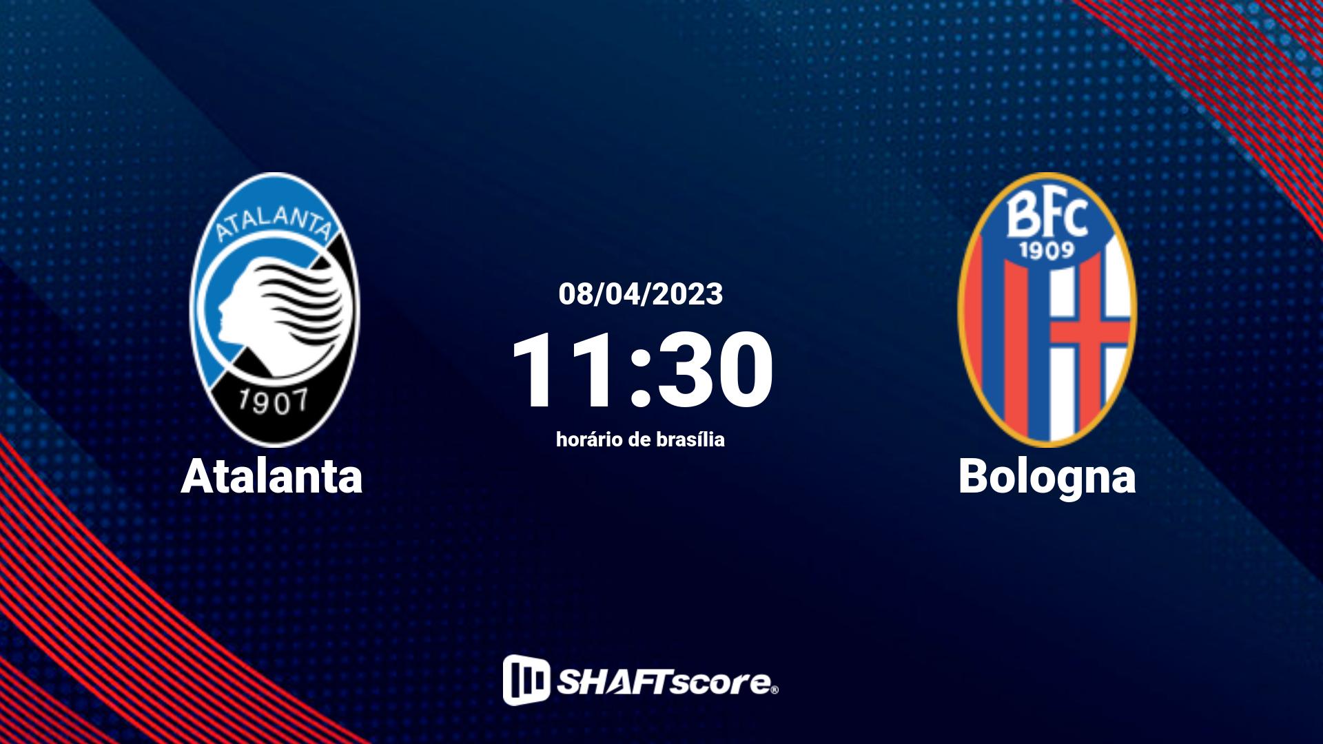 Estatísticas do jogo Atalanta vs Bologna 08.04 11:30