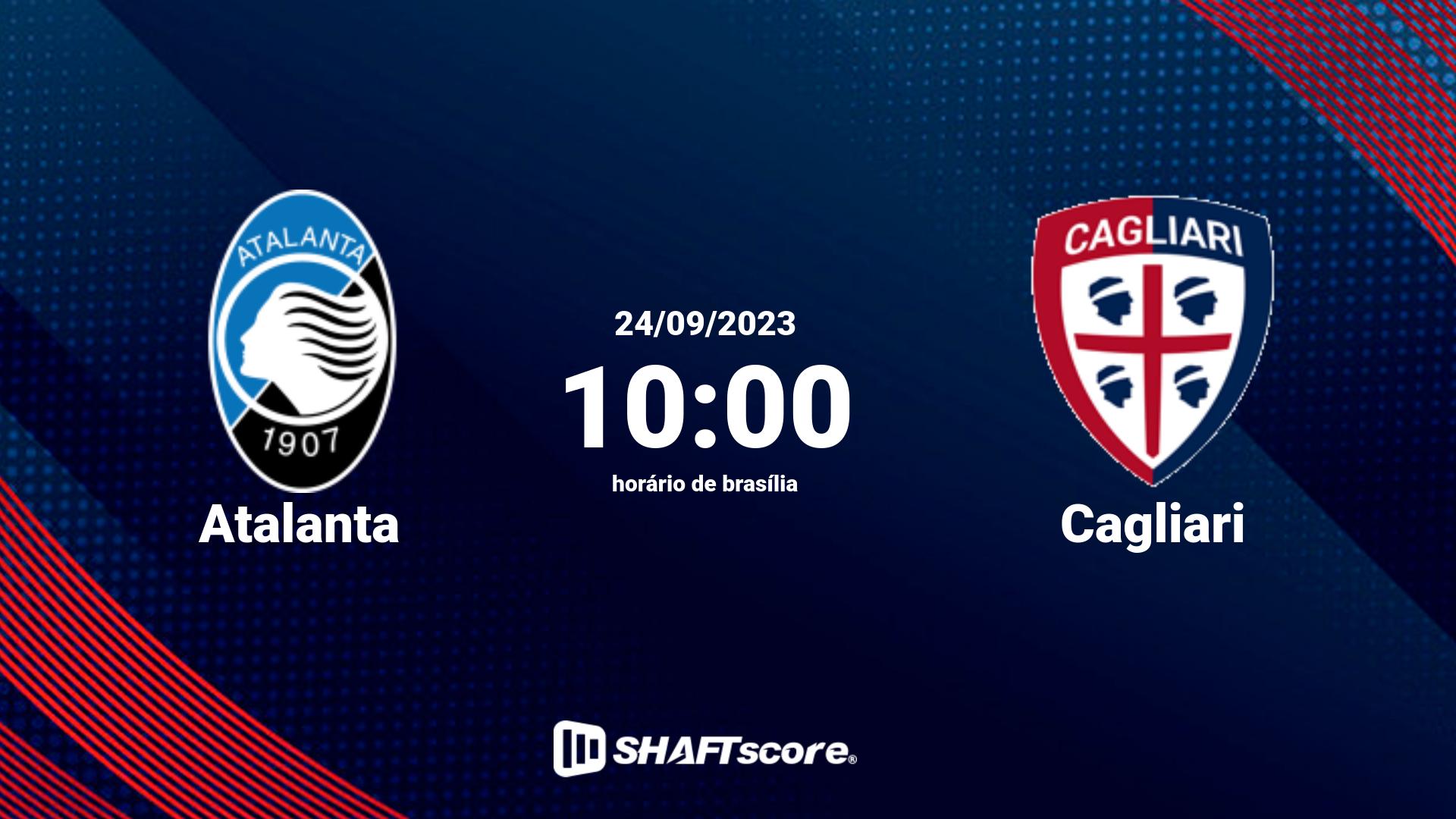 Estatísticas do jogo Atalanta vs Cagliari 24.09 10:00