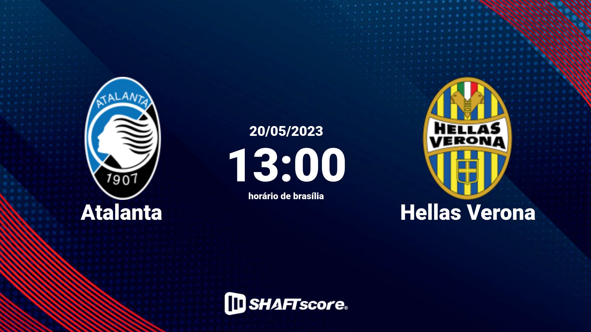 Estatísticas do jogo Atalanta vs Hellas Verona 20.05 13:00