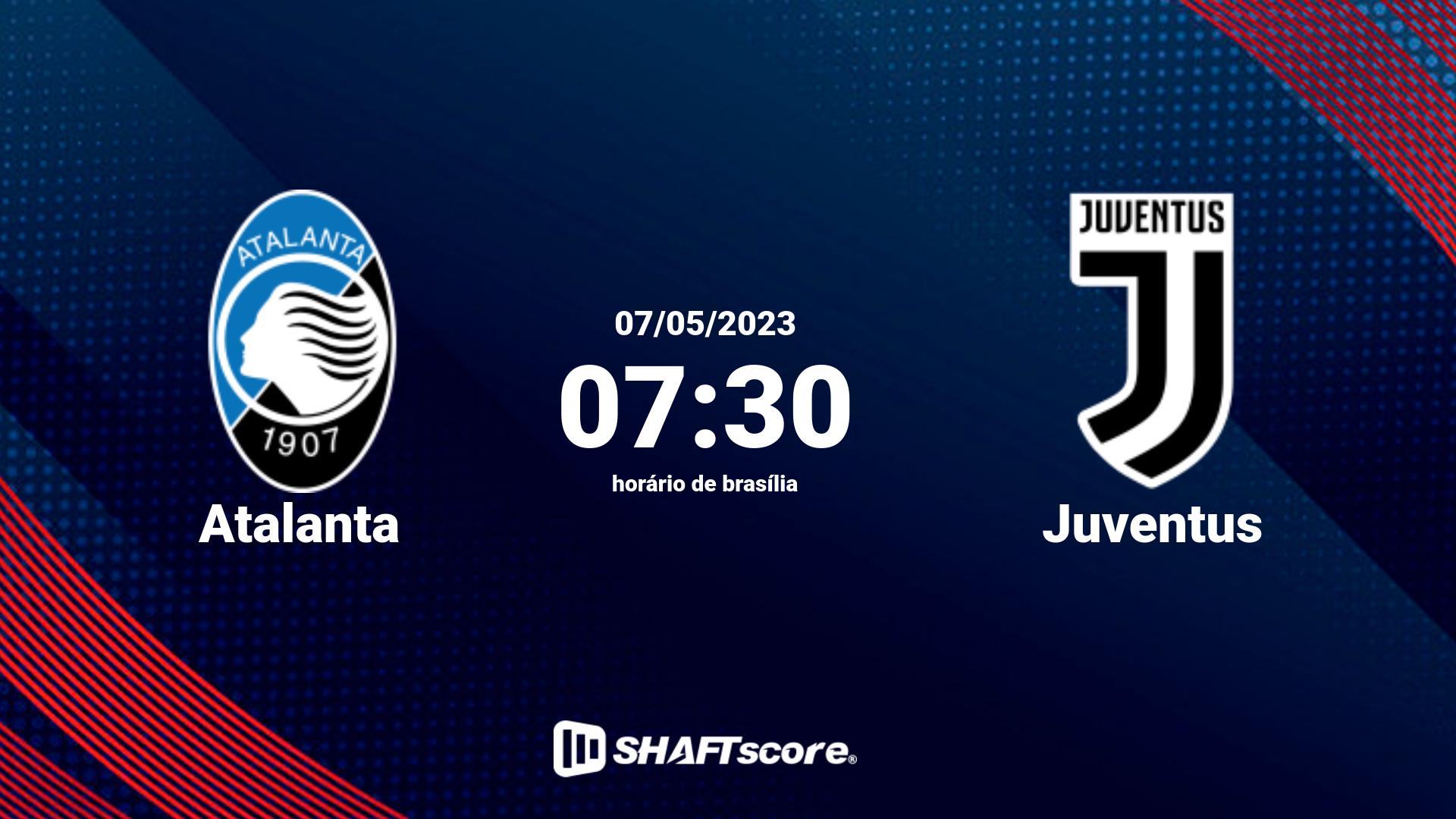 Estatísticas do jogo Atalanta vs Juventus 07.05 07:30