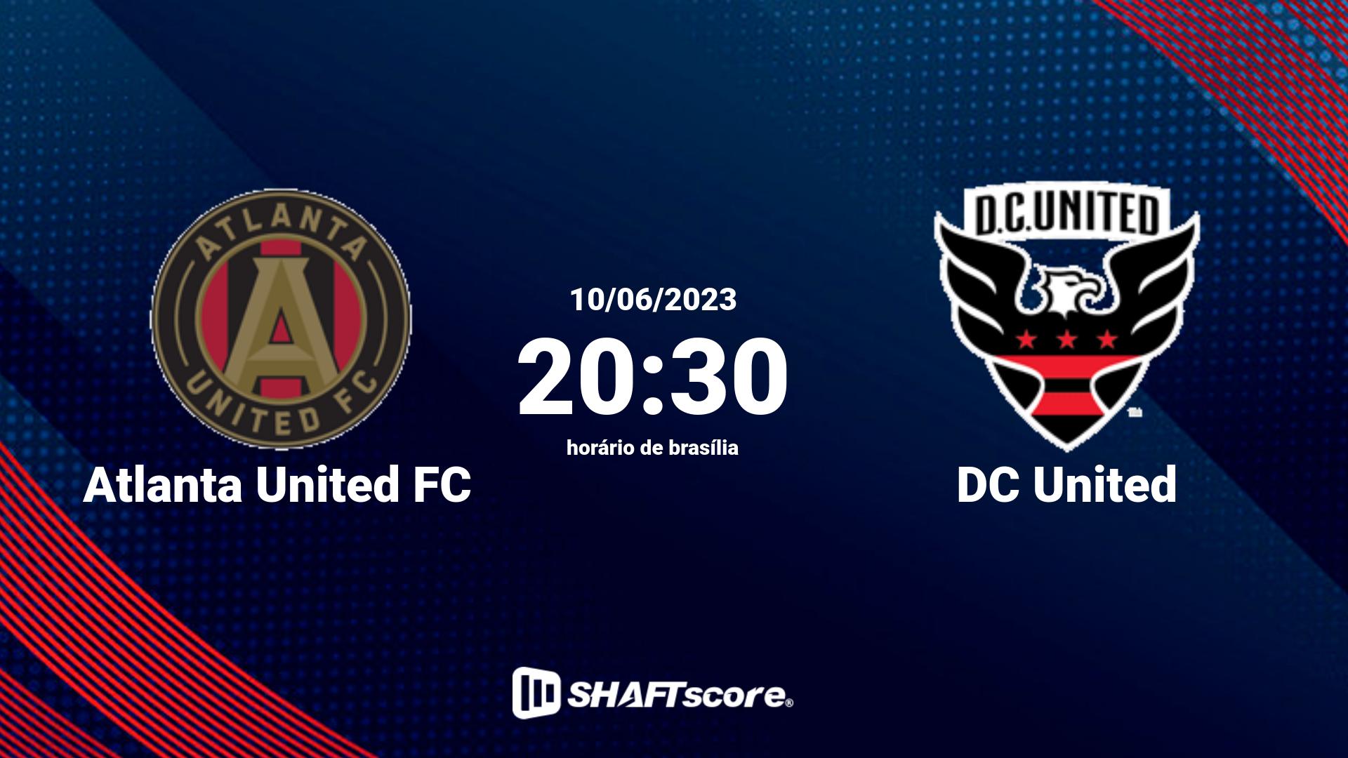 Estatísticas do jogo Atlanta United FC vs DC United 10.06 20:30