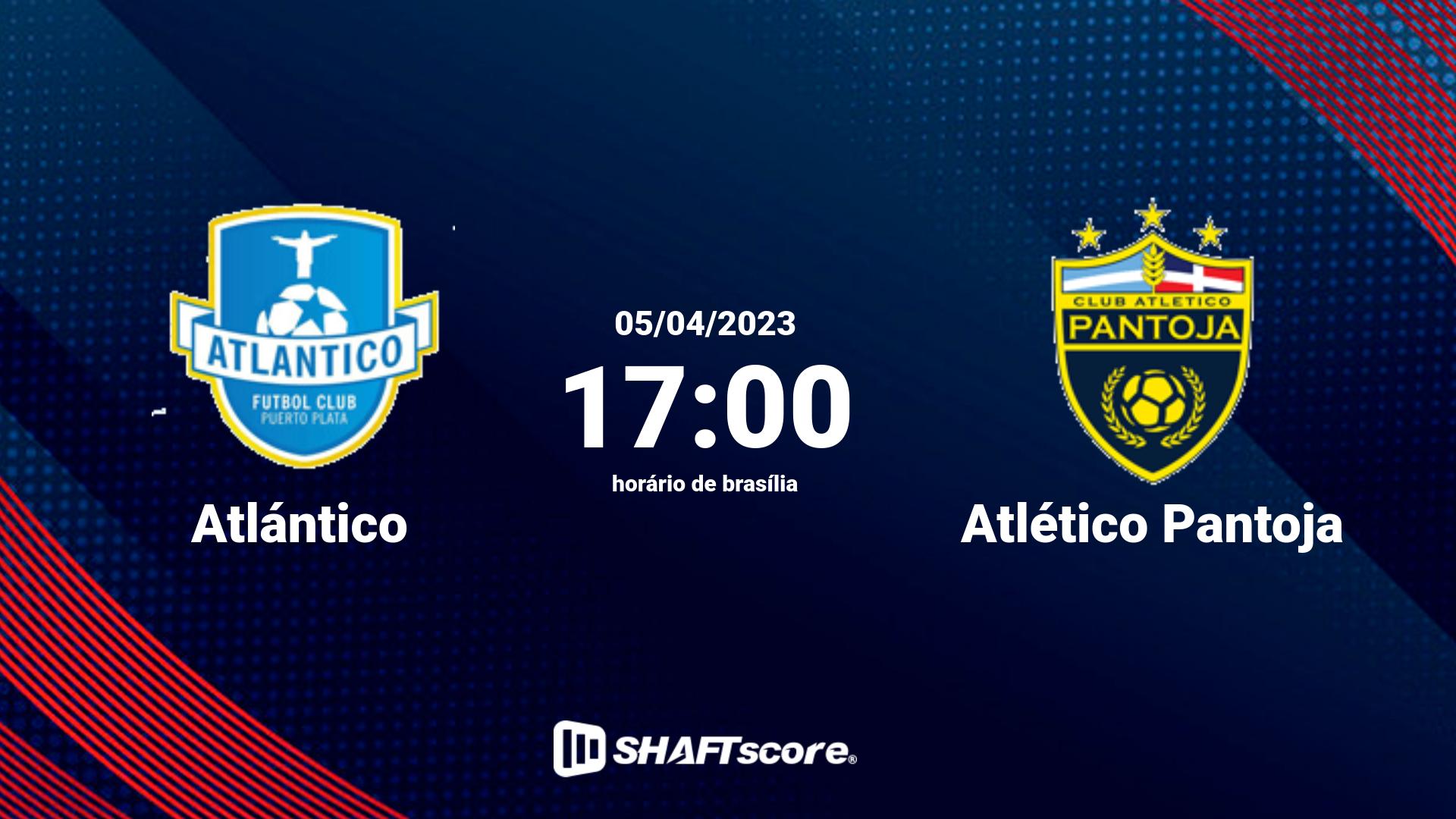 Estatísticas do jogo Atlántico vs Atlético Pantoja 05.04 17:00