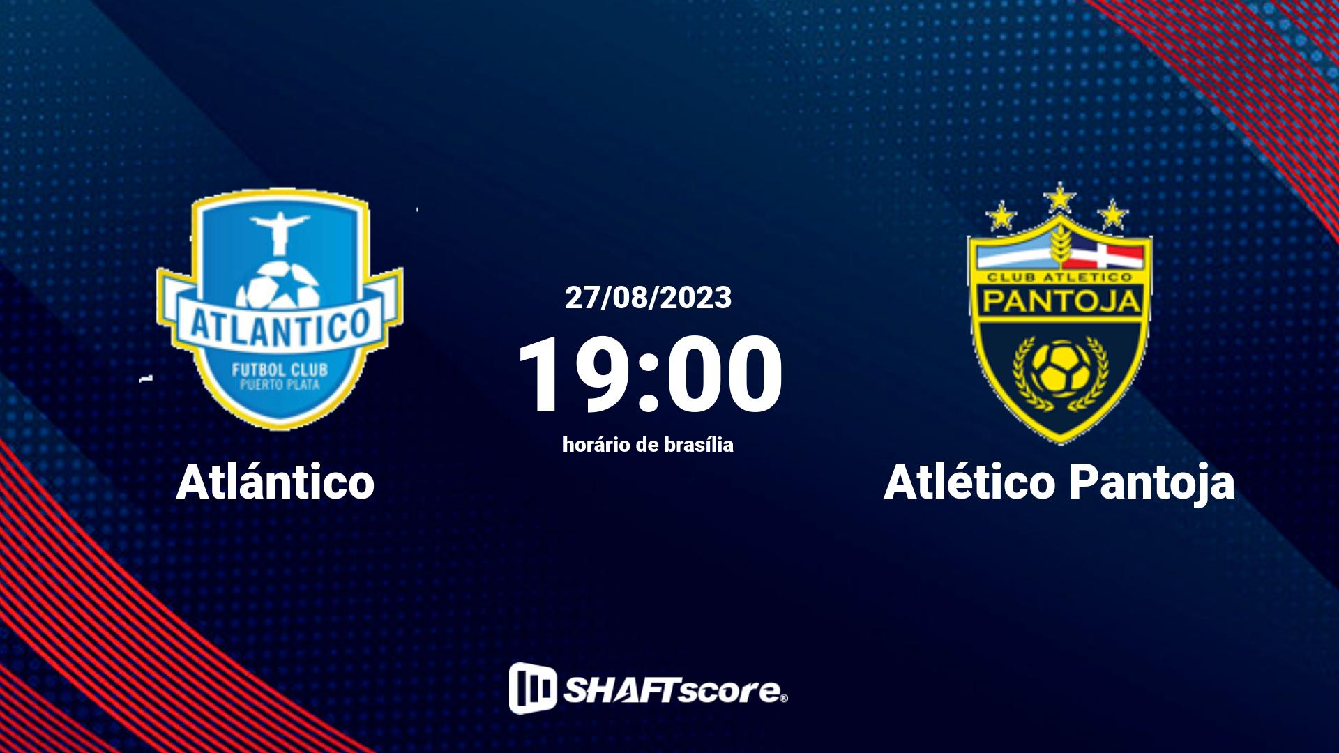 Estatísticas do jogo Atlántico vs Atlético Pantoja 27.08 19:00