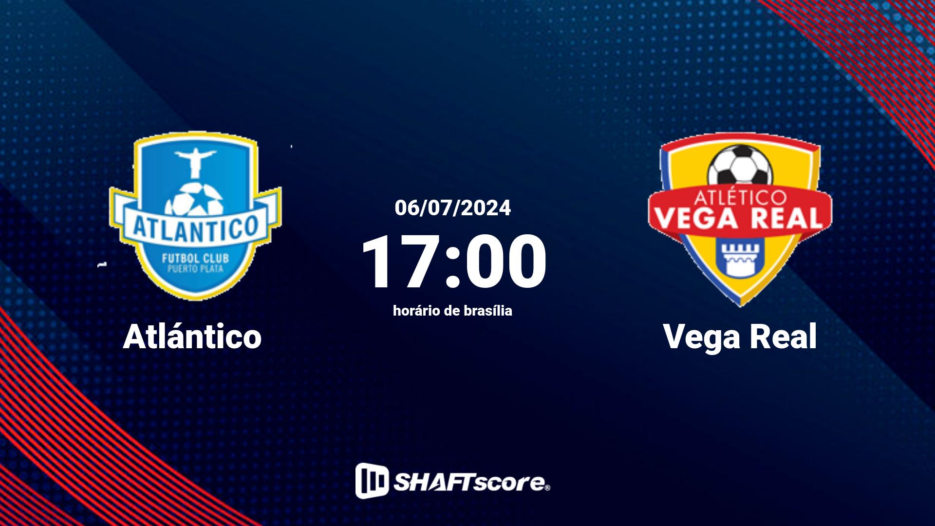 Estatísticas do jogo Atlántico vs Vega Real 06.07 17:00