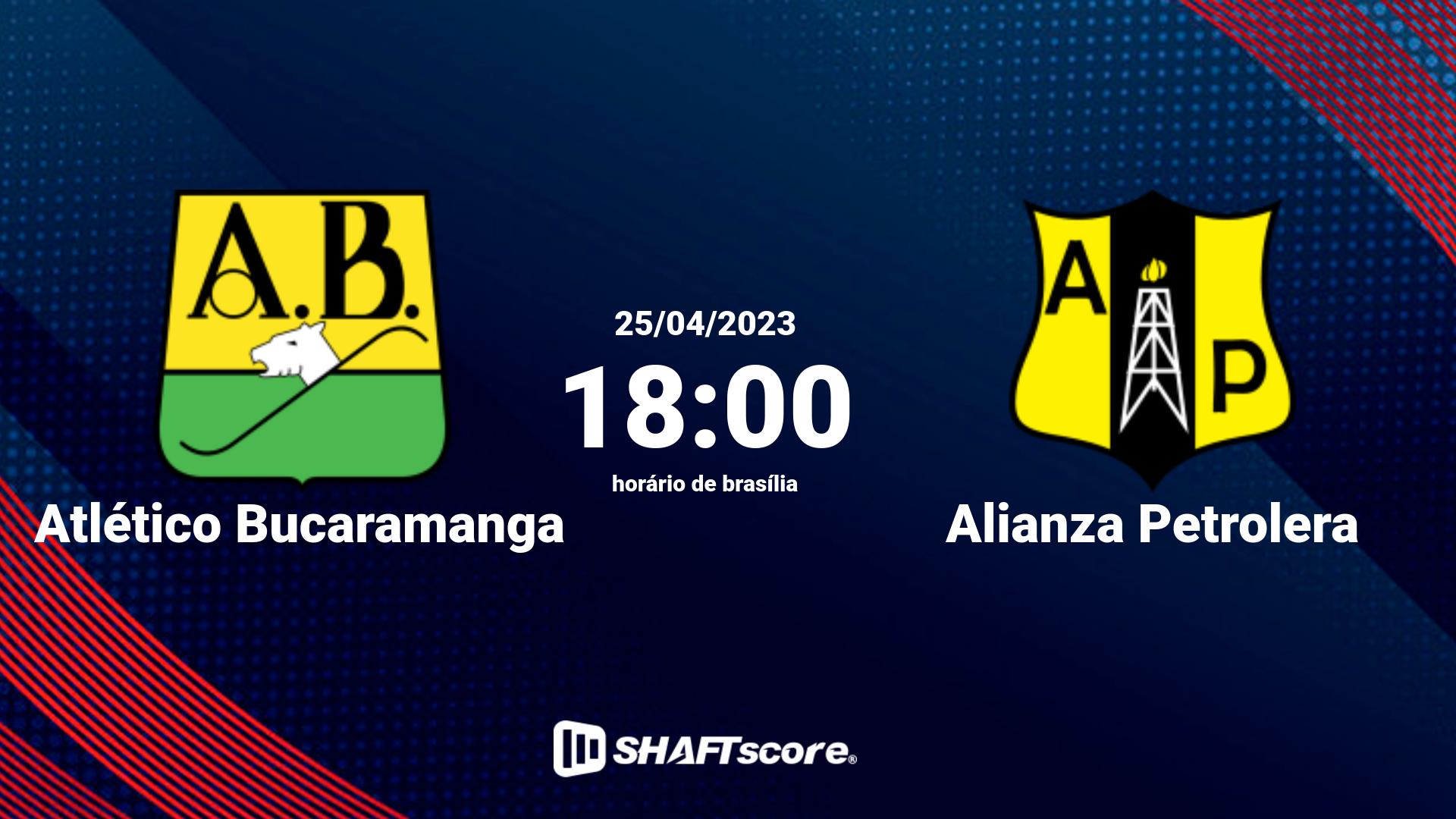 Estatísticas do jogo Atlético Bucaramanga vs Alianza Petrolera 25.04 18:00