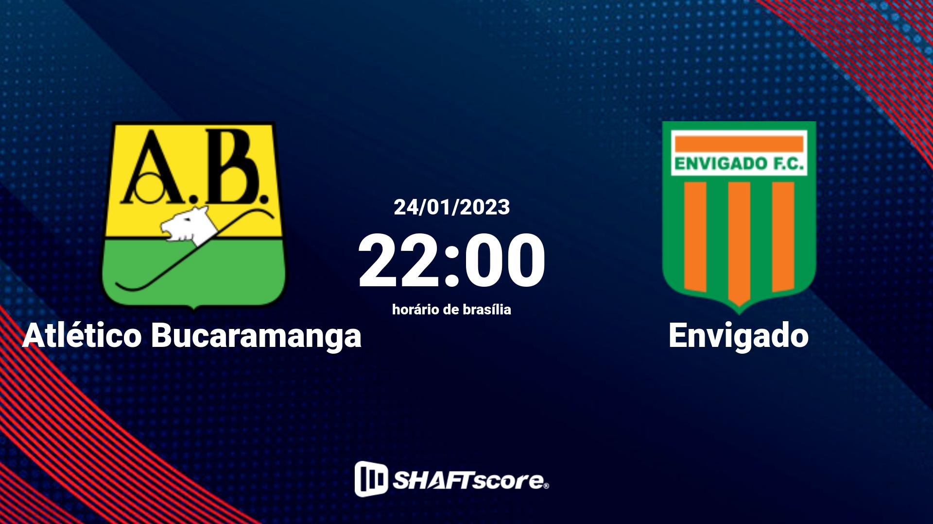 Estatísticas do jogo Atlético Bucaramanga vs Envigado 24.01 22:00