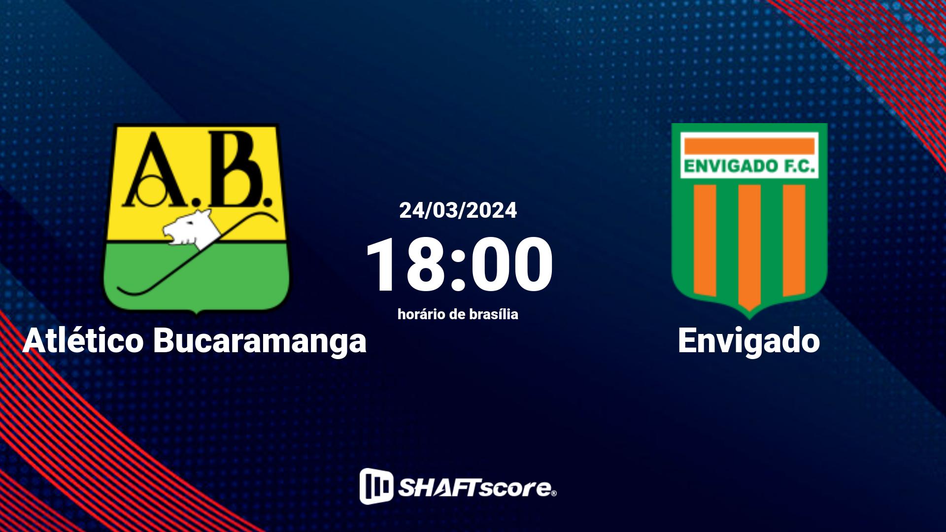 Estatísticas do jogo Atlético Bucaramanga vs Envigado 24.03 18:00