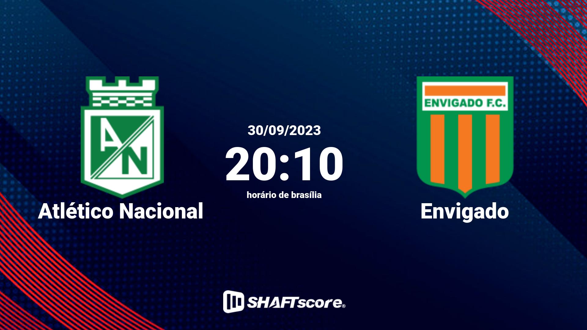 Estatísticas do jogo Atlético Nacional vs Envigado 30.09 20:10