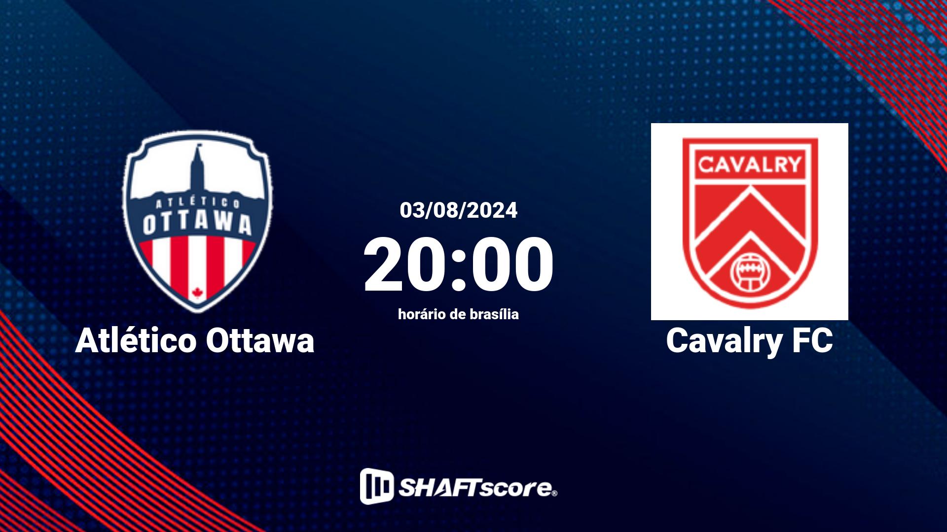 Estatísticas do jogo Atlético Ottawa vs Cavalry FC 03.08 20:00