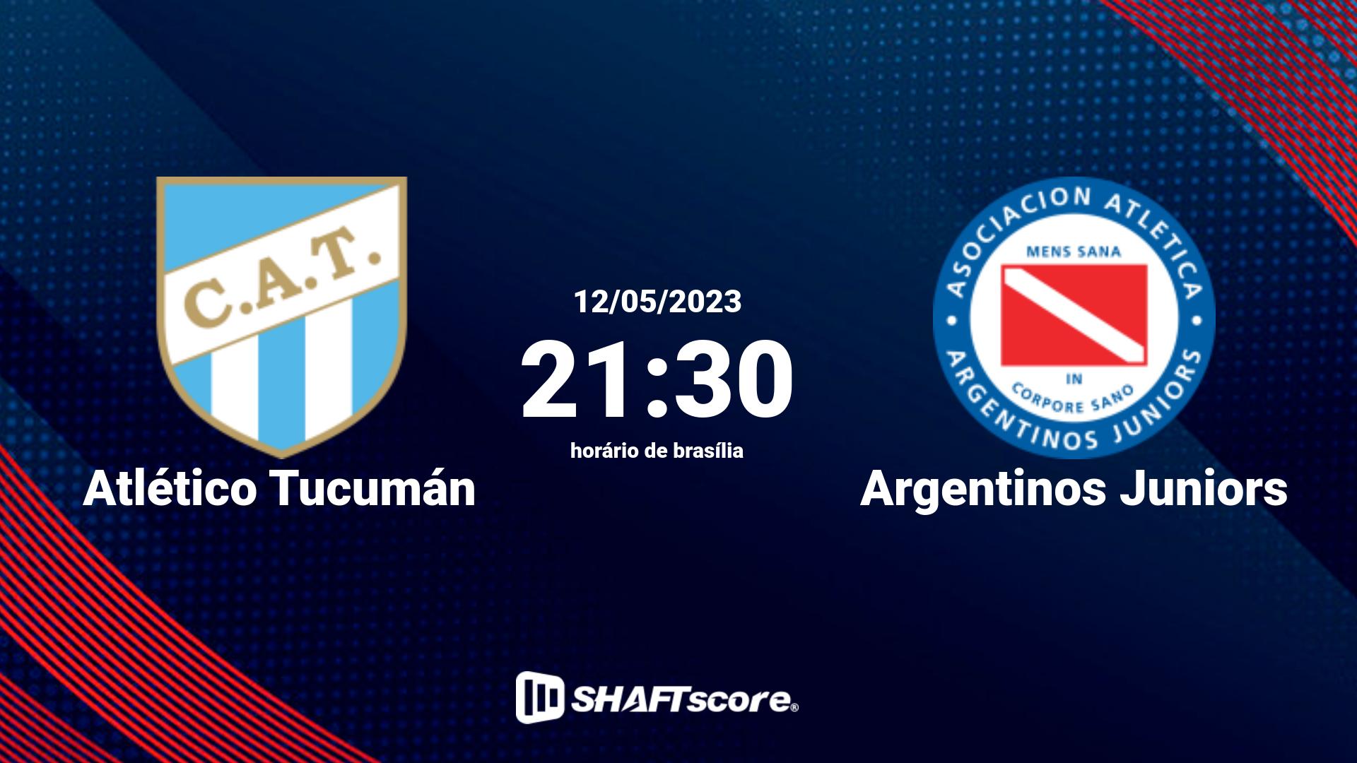 Estatísticas do jogo Atlético Tucumán vs Argentinos Juniors 12.05 21:30