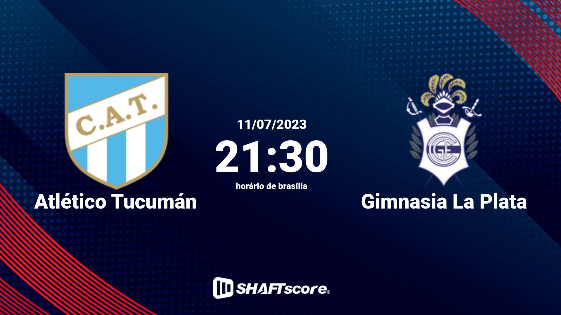 Estatísticas do jogo Atlético Tucumán vs Gimnasia La Plata 11.07 21:30