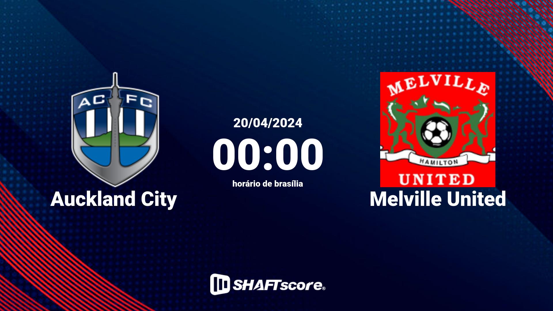 Estatísticas do jogo Auckland City vs Melville United 20.04 00:00