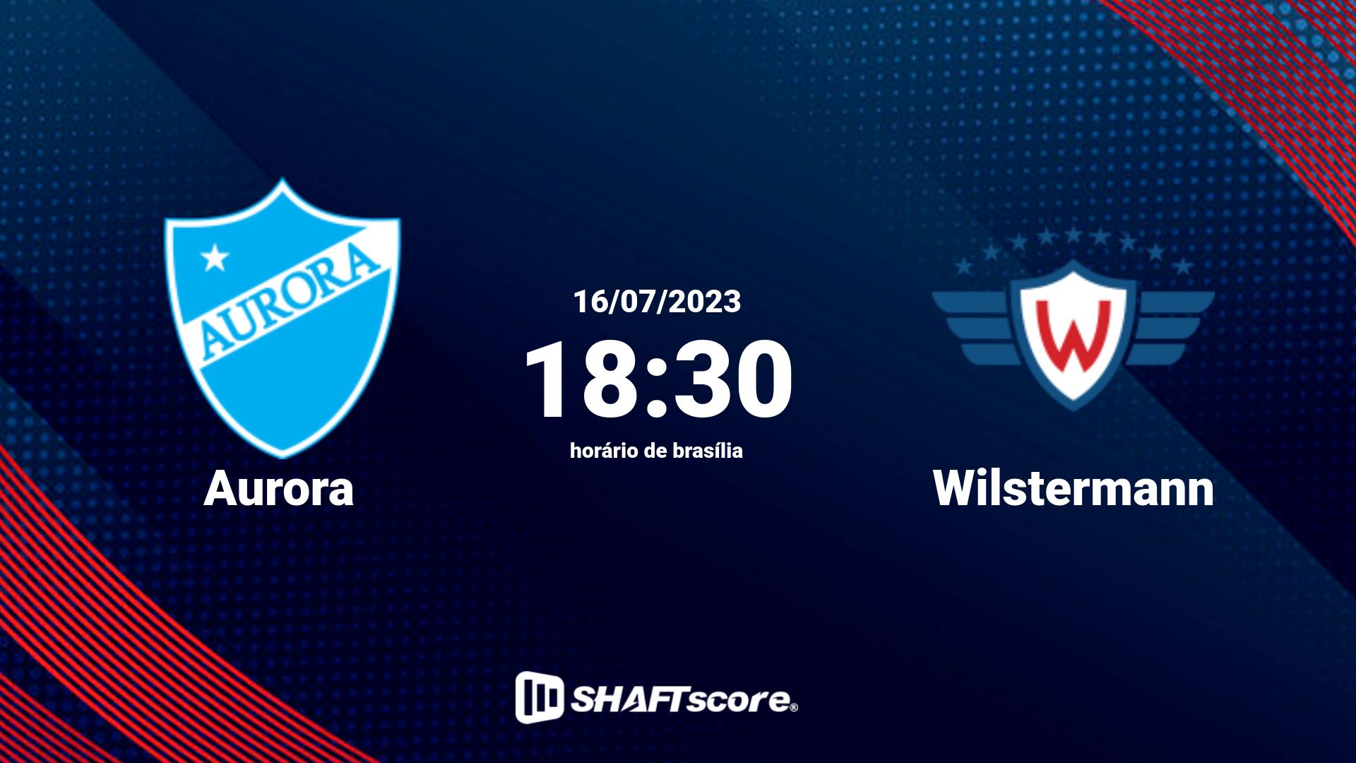 Estatísticas do jogo Aurora vs Wilstermann 16.07 18:30